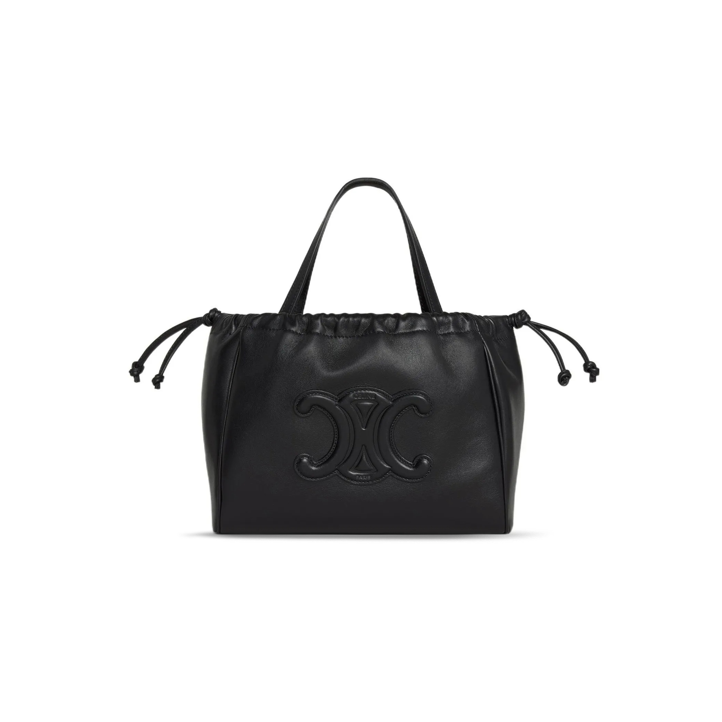 CELINE SMALL DRAWSTRING BAG IN CABAS TRIOMPHE SMOOTH COWHIDE 111013DU3.38NO (22*17*15cm)